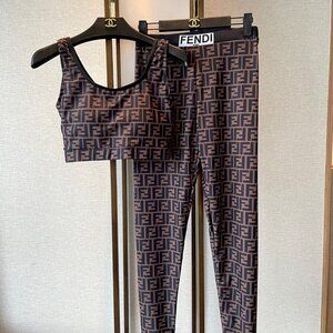 Fendi women's yoga wear🍒